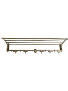 Coatrack Arini antik sárgaréz kivitelben