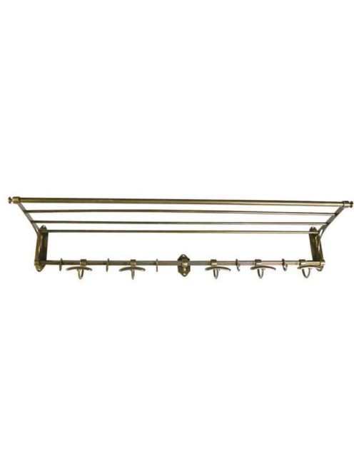 Coatrack Arini antik sárgaréz kivitelben