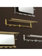 Coatrack Arini antik sárgaréz kivitelben