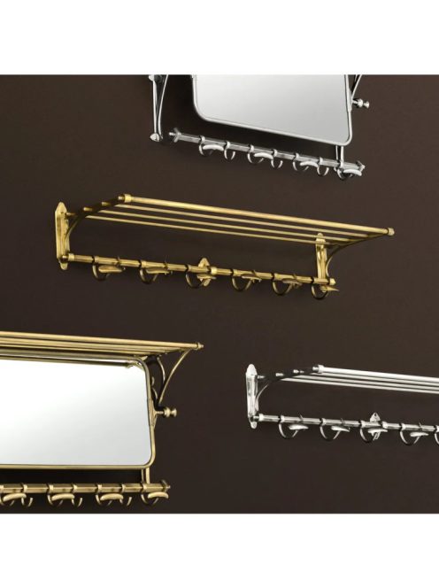 Coatrack Arini antik sárgaréz kivitelben