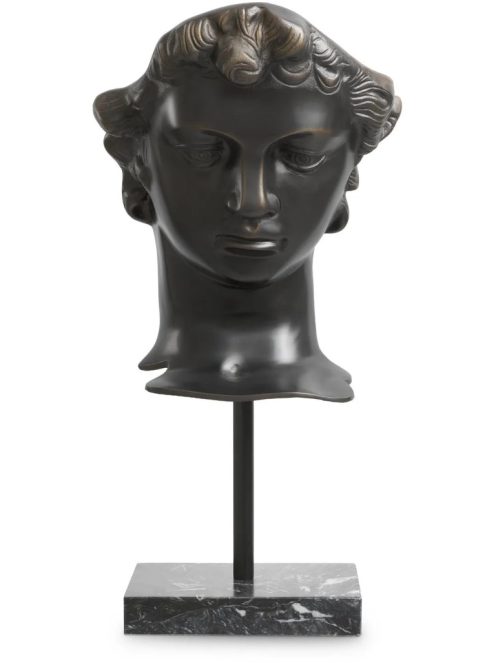 Head David bronz bevonatú márvány talp