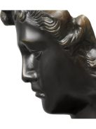 Head David bronz bevonatú márvány talp