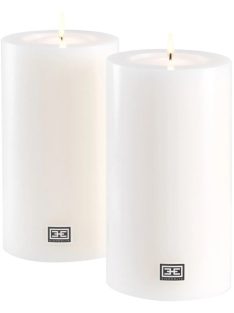 Műgyertya ø 10 x M. 18 cm fehér, 2 db-os szett