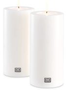 Műgyertya ø 10 x M. 21 cm fehér, 2 db-os szett
