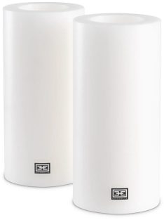 Műgyertya ø 10 x M. 21 cm fehér, 2 db-os szett