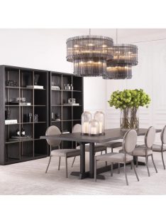 Párduc bronz patina márvány talapzaton