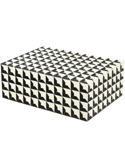 Box Cabas fekete-fehér S