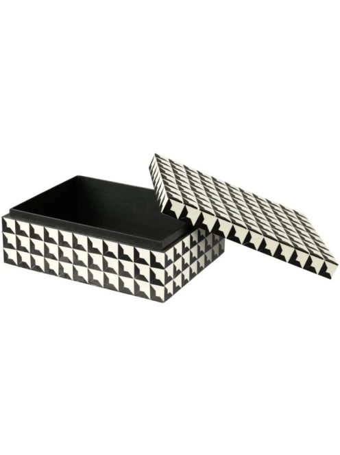 Box Cabas fekete-fehér S
