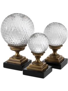 Object Divani vintage sárgaréz bevonatú 3 darabos szett