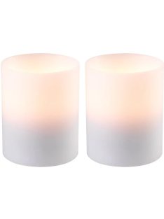Műgyertya mély ø 10 x M. 12 cm fehér S/2