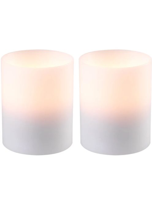 Műgyertya mély ø 10 x M. 12 cm fehér S/2