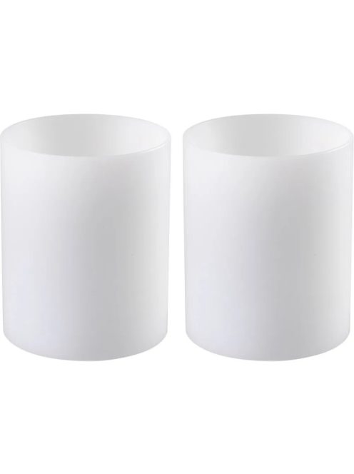 Műgyertya mély ø 10 x M. 12 cm fehér S/2