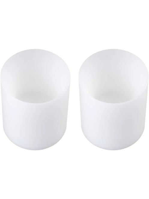 Műgyertya mély ø 10 x M. 12 cm fehér S/2