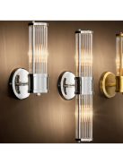 Claridges fali lámpa, nikkel bevonattal