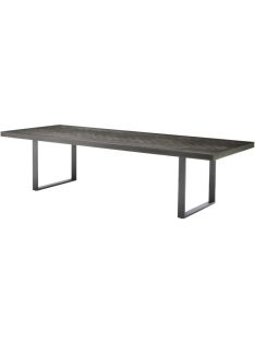 Étkezőasztal Melchior antracit tölgy furnér 300 cm