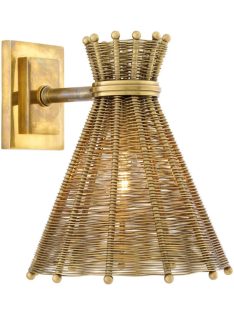 Fali lámpa Kon Tiki vintage sárgaréz kivitelben