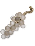 Object French Grapes fehér vintage sárgaréz kivitelben