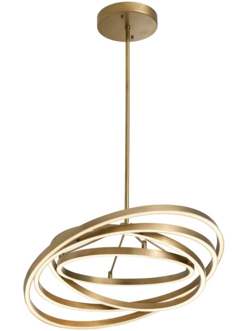 Cassini antikolt sárgaréz csillár