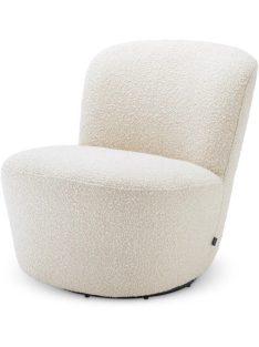 Forgószék Doria bouclé krém