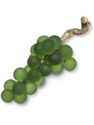Object French Grapes zöld vintage sárgaréz kivitelben