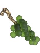 Object French Grapes zöld vintage sárgaréz kivitelben