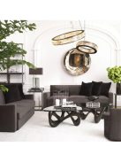 Vancouver csillár, fekete színben, L