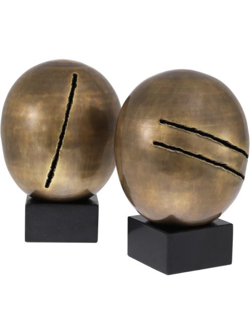Object Artist vintage sárgaréz bevonatú 2 darabos készlet