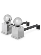 Andiron Viviers nikkel bevonatú 2 darabos készlet