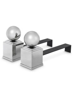 Andiron Viviers nikkel bevonatú 2 darabos készlet