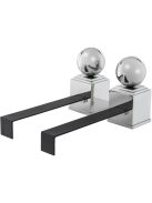 Andiron Viviers nikkel bevonatú 2 darabos készlet