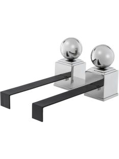 Andiron Viviers nikkel bevonatú 2 darabos készlet
