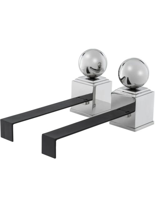 Andiron Viviers nikkel bevonatú 2 darabos készlet