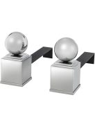 Andiron Viviers nikkel bevonatú 2 darabos készlet