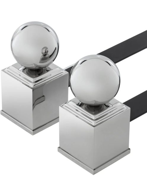 Andiron Viviers nikkel bevonatú 2 darabos készlet