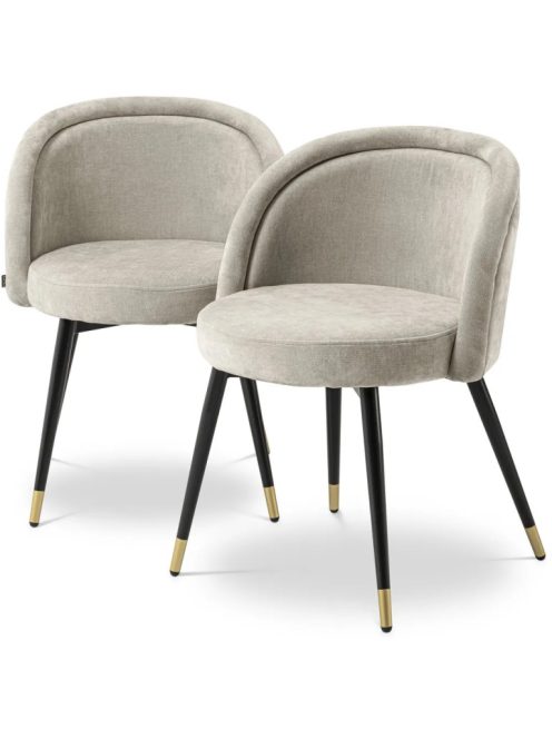 Chloé étkezőszék, clarck homokszínű, 2 db-os szett