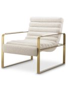 Olsen bouclé krémszínű szék