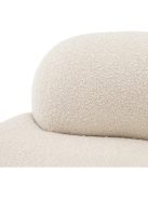 Sofa Björn Round bouclé krém
