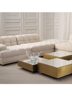 Modular Sofa Dean bouclé krém - oszmán