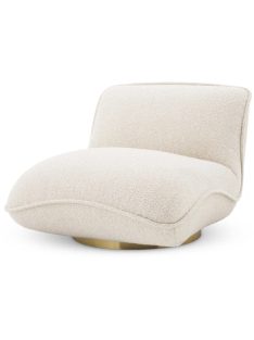 Forgószék Relax bouclé krém