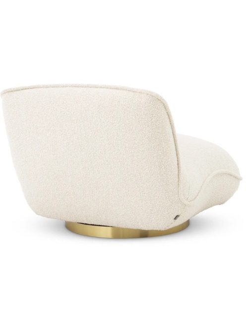 Forgószék Relax bouclé krém