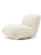 Forgószék Relax bouclé krém