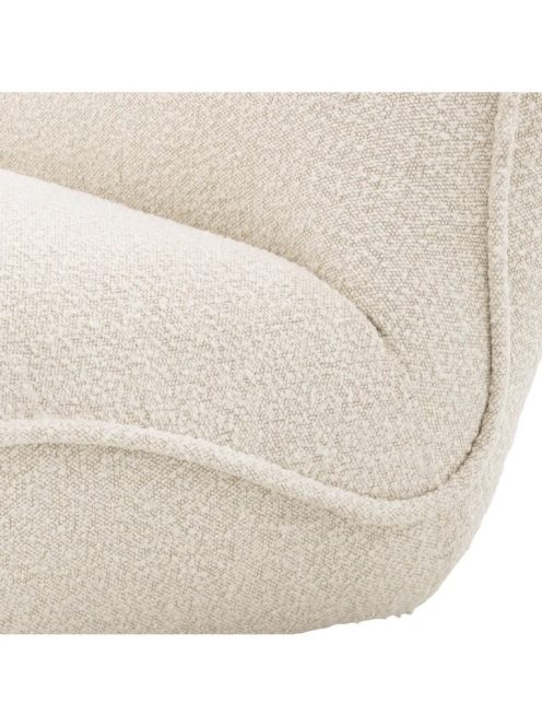 Forgószék Relax bouclé krém