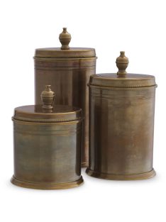 Box Gaston vintage sárgaréz bevonatú 3 darabos készlet
