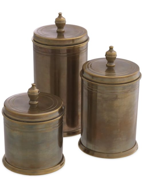 Box Gaston vintage sárgaréz bevonatú 3 darabos készlet