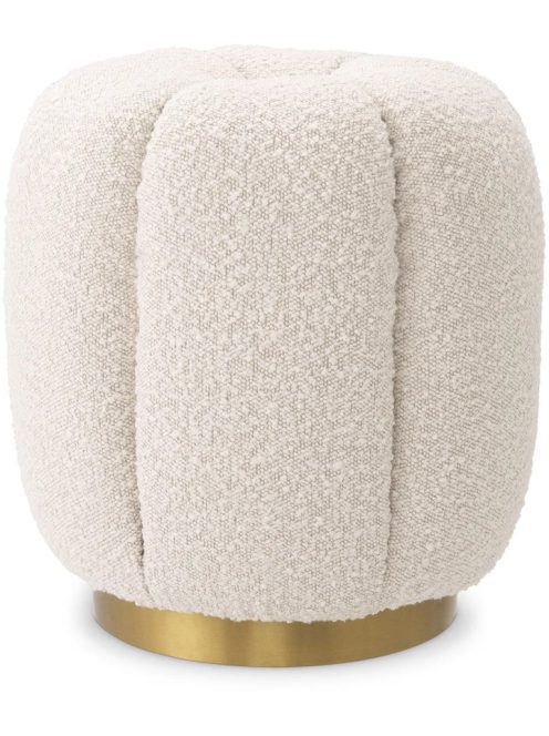 Orchanic bouclé krémszínű széklet