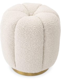 Orchanic bouclé krémszínű széklet