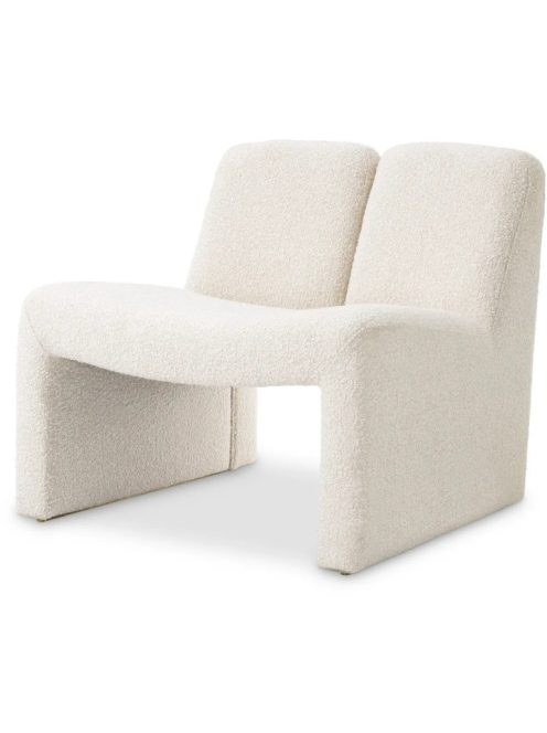 Macintosh bouclé krémszínű szék