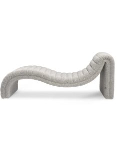 Chaise Longue Pioneer bouclé szürke