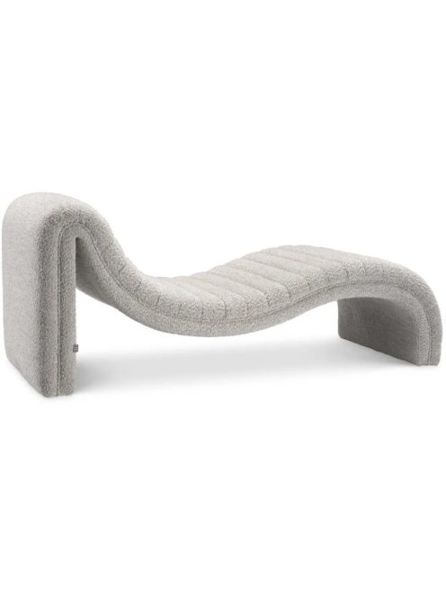 Chaise Longue Pioneer bouclé szürke