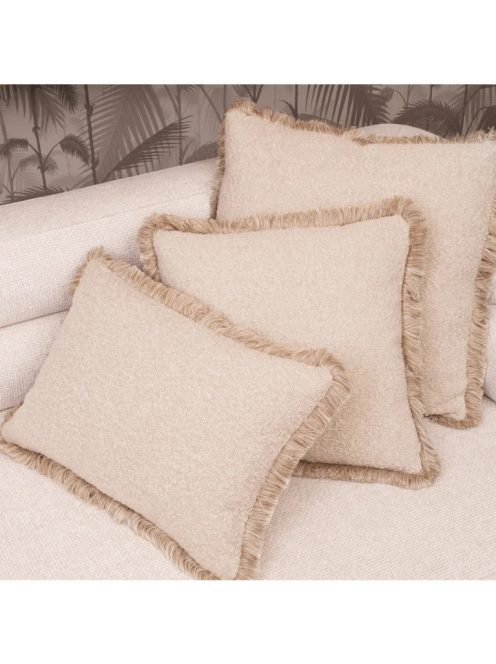 Cushion Nami téglalap alakú bouclé krém